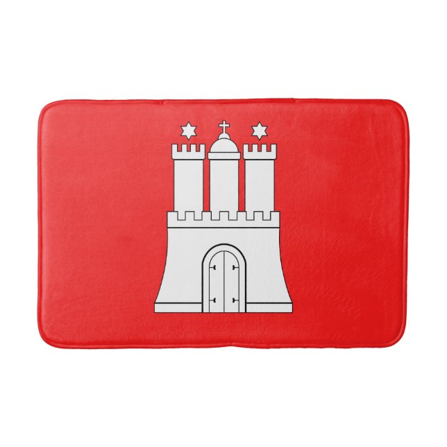 Flag of Hamburg Bath Mat (Front)