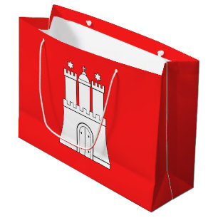 Flag of Hamburg Large Gift Bag