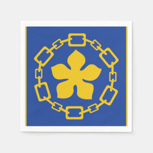 Flag of Hamilton, Ontario Napkin