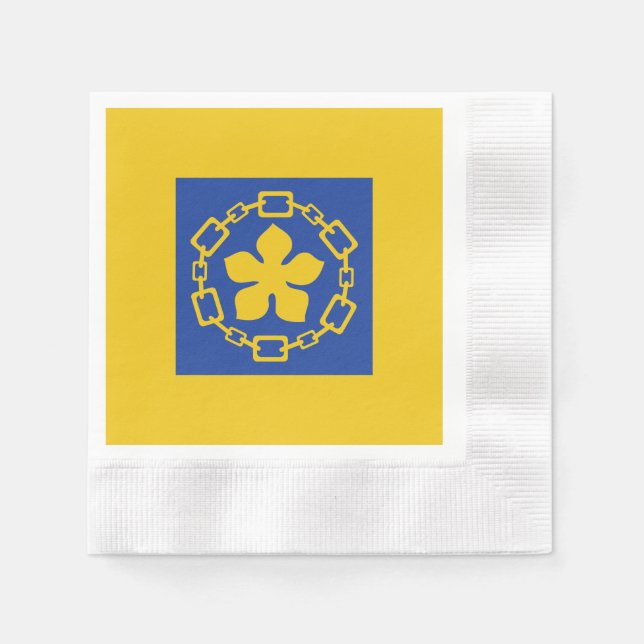 Flag of Hamilton, Ontario Napkins (Front)