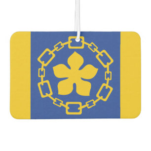 Flag of Hamilton, Ontario Serving Tray Car Air Freshener