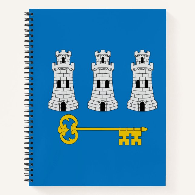 Flag of Havana, Cuba Notebook (Front)