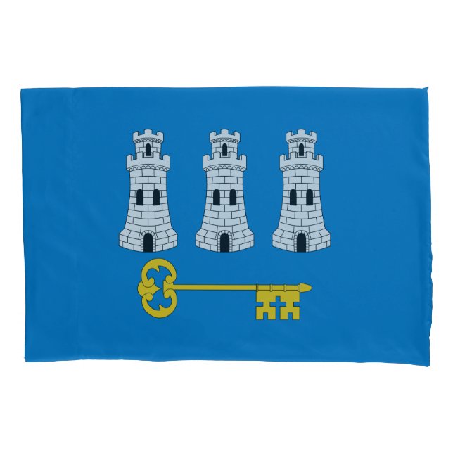 Flag of Havana, Cuba Pillowcase (Front)