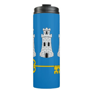Flag of Havana, Cuba Thermal Tumbler