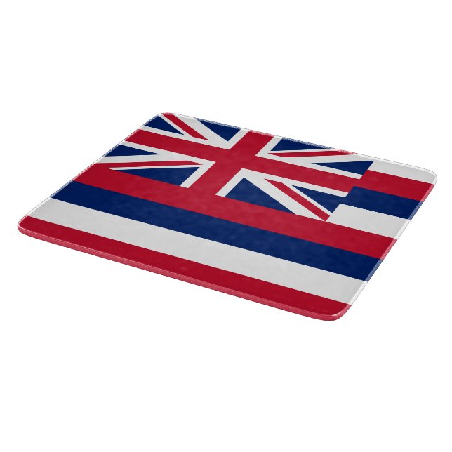 Flag of Hawaii (US State) Cutting Board (Corner)