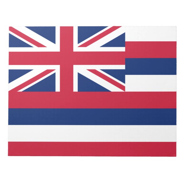 Flag of Hawaii (US State) Notepad (Front)