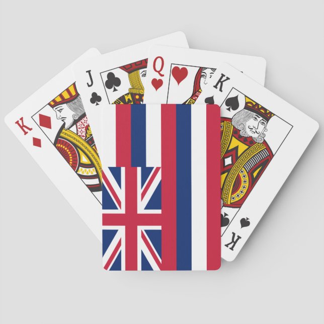 Flag of Hawaii (US State) Playing Cards (Back)