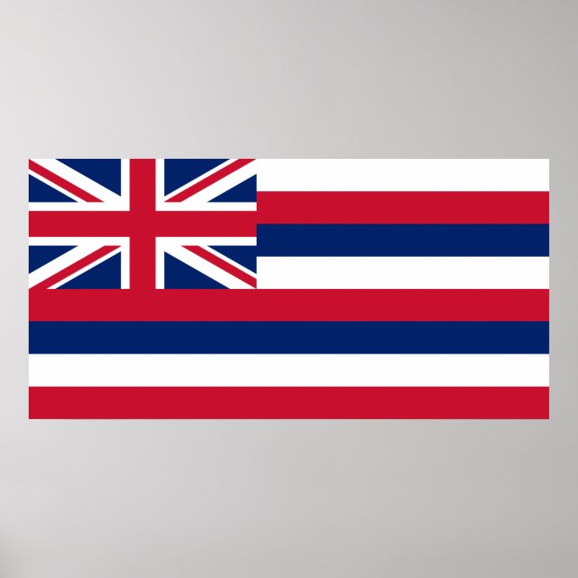 Flag of Hawaii (US State) Poster (Front)