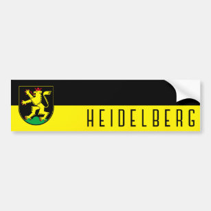 Flag of Heidelberg - GERMANY Bumper Sticker