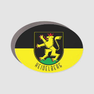 Flag of Heidelberg - GERMANY Car Magnet