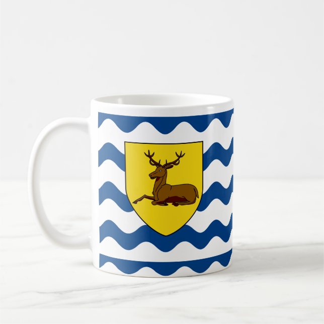 Flag of Hertfordshire Coffee Mug (Left)