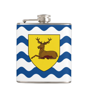Flag of Hertfordshire Hip Flask