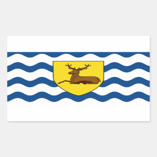 Flag of Hertfordshire Rectangular Sticker