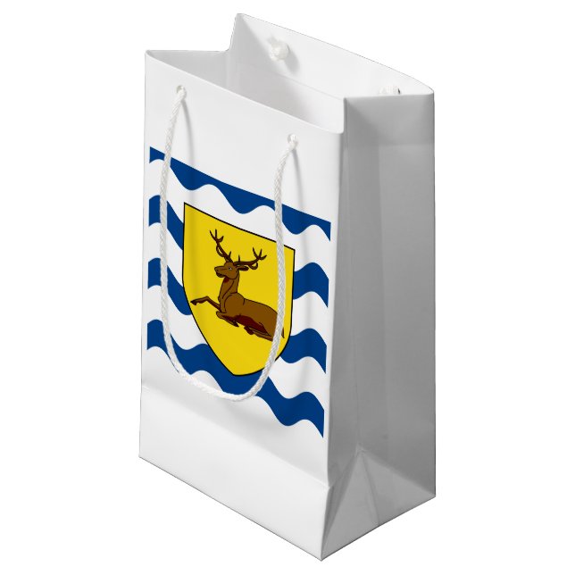 Flag of Hertfordshire Small Gift Bag (Front Angled)