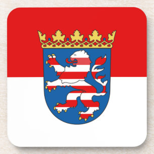 Flag of Hesse Beverage Coaster