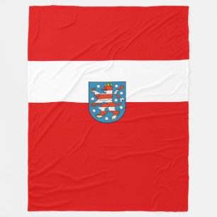 Flag of Hesse Fleece Blanket