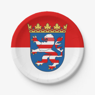 Flag of Hesse Paper Plates