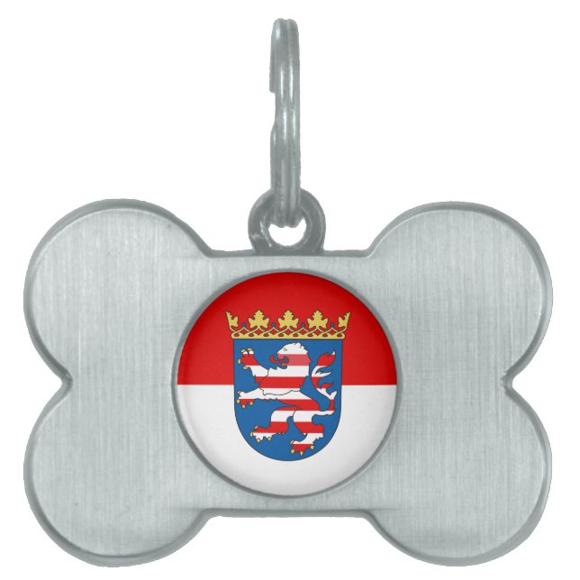 Flag of Hesse Pet ID Tag (Front)