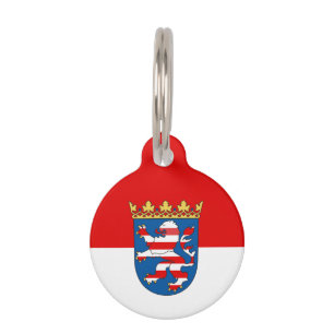 Flag of Hesse Pet Name Tag