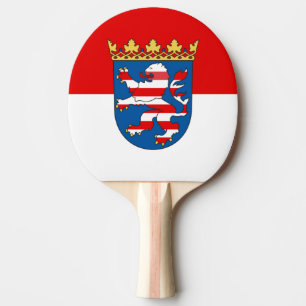 Flag of Hesse Ping Pong Paddle