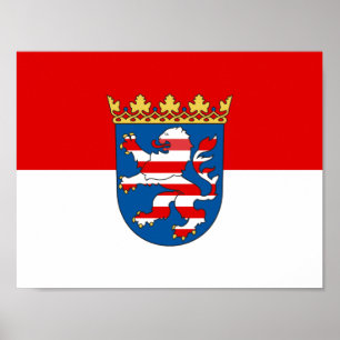 Flag of Hesse Poster