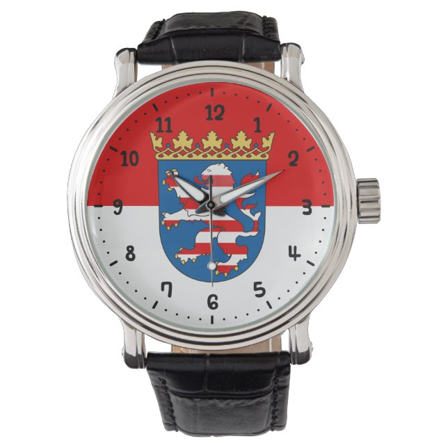 Flag of Hesse Wrist Watch (Front)