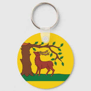 Flag of historic county of Berkshire Keychain