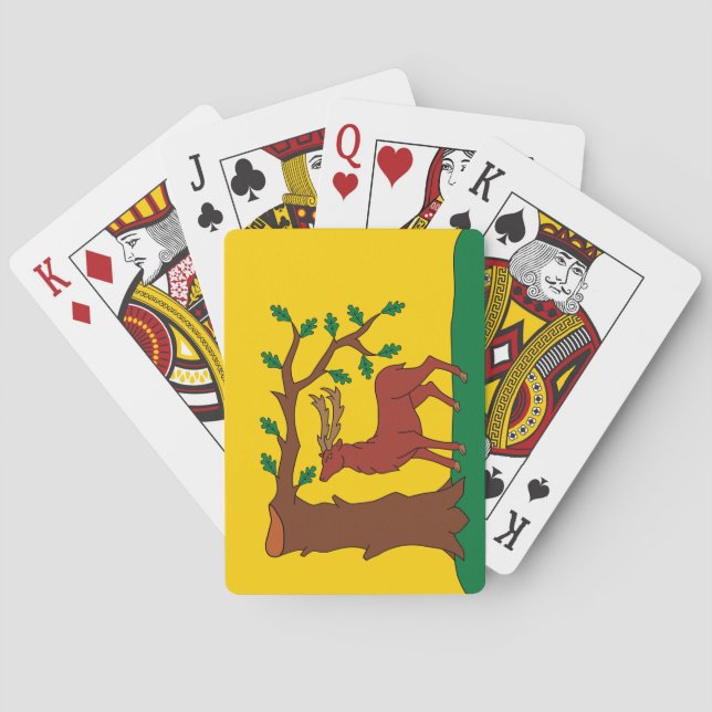 Flag of historic county of Berkshire Playing Cards (Back)