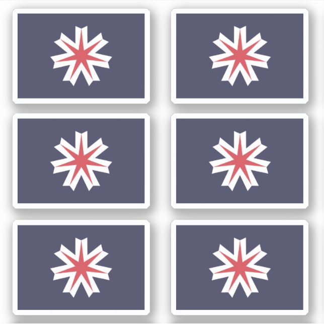 Flag of Hokkaido Prefecture, Japan (Front)