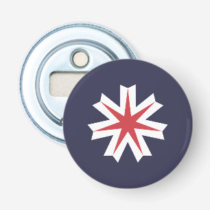 Flag of Hokkaido Prefecture, Japan Bottle Opener