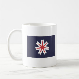 Flag of Hokkaido Prefecture, Japan Coffee Mug
