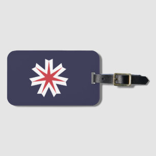 Flag of Hokkaido Prefecture, Japan Luggage Tag