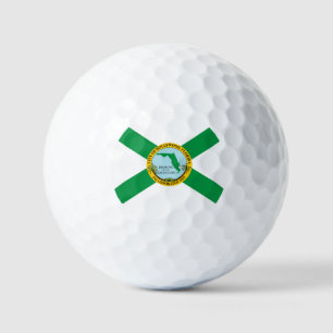 Flag of Hollywood, Florida Golf Balls