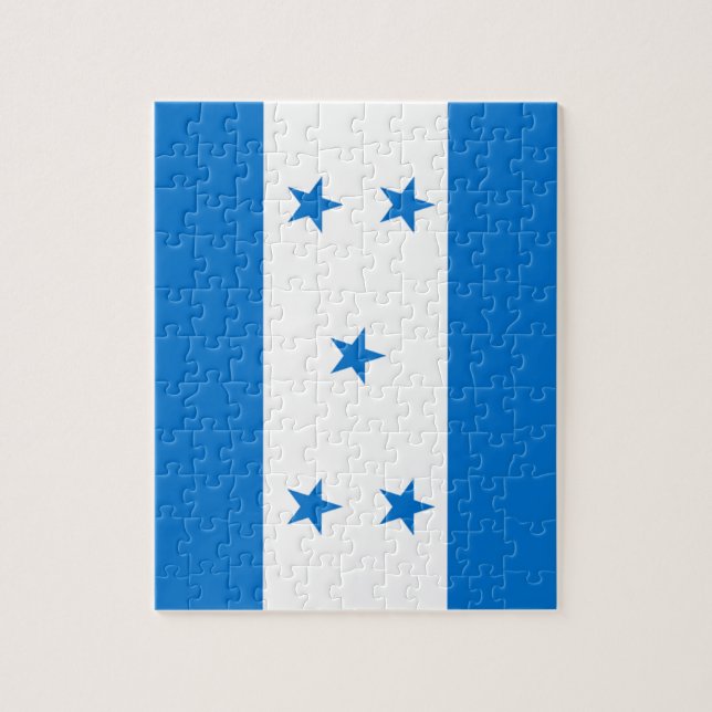 Flag of Honduras - Bandera Hondureña de Honduras Jigsaw Puzzle (Vertical)