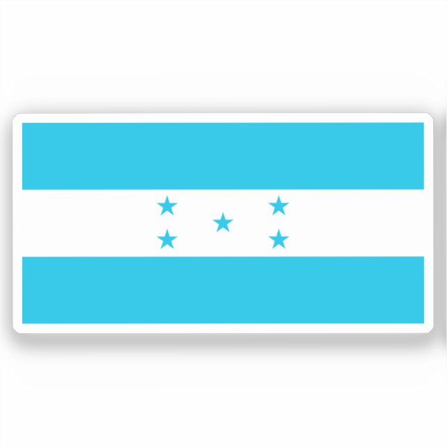 Flag of Honduras custom-cut  (Front)