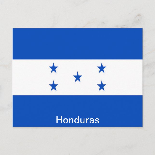 Flag of Honduras Postcard (Front)
