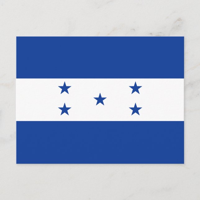Flag of Honduras Postcard (Front)