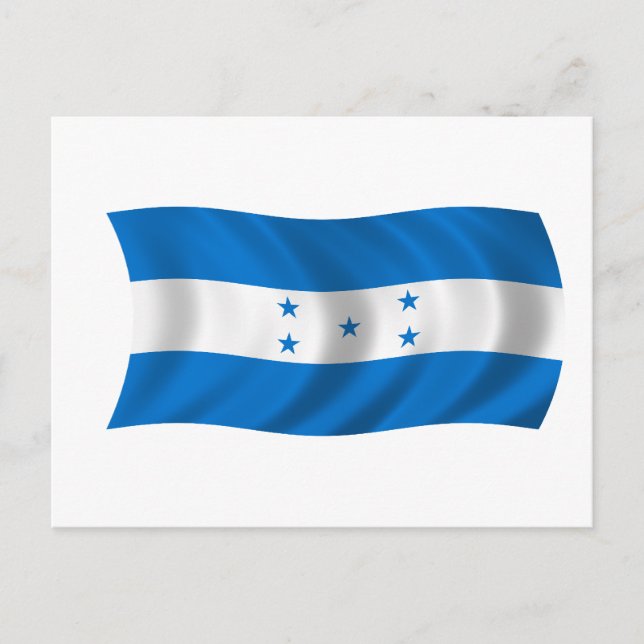 Flag of Honduras Postcard (Front)