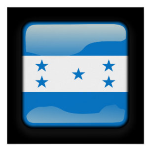 Flag of Honduras Poster