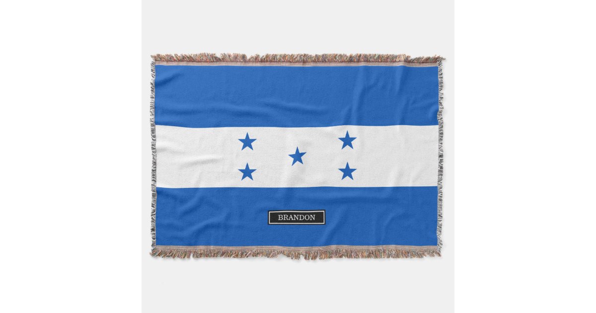 Flag of Honduras Throw Blanket Zazzle