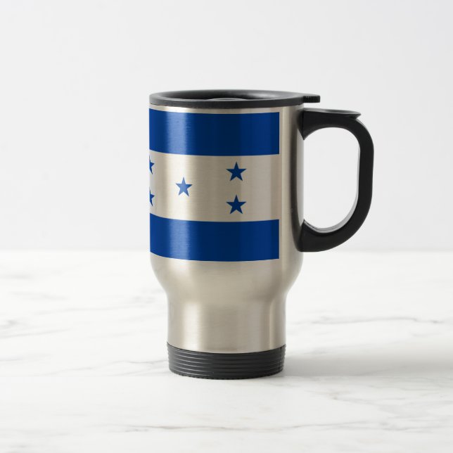 Flag of Honduras Travel Mug (Right)