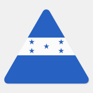 Flag of Honduras Triangle Sticker