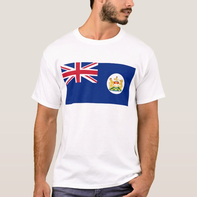 Flag of Hong Kong 英屬香港 (1959 – 1997) T-Shirt (Front)