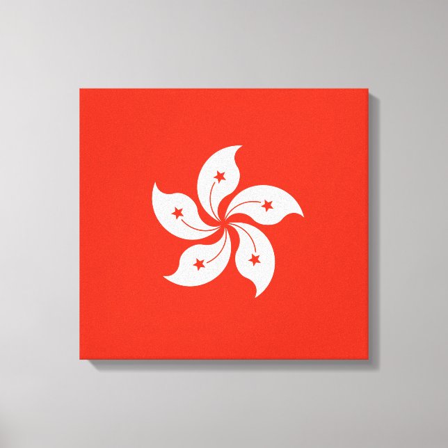 Flag of Hong Kong Canvas Print (Front)