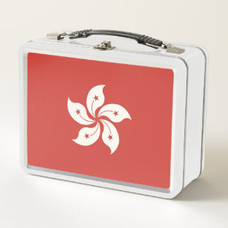 Flag of Hong Kong Metal Lunch Box