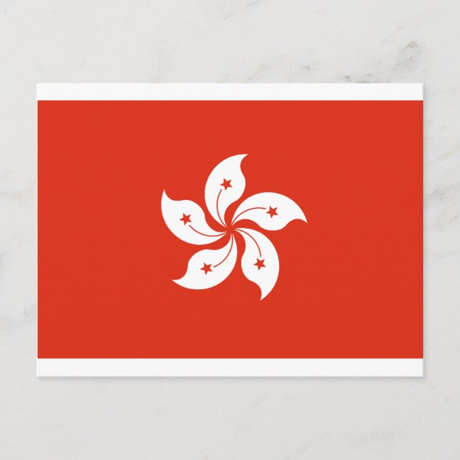 Flag of Hong Kong Postcard (Front)