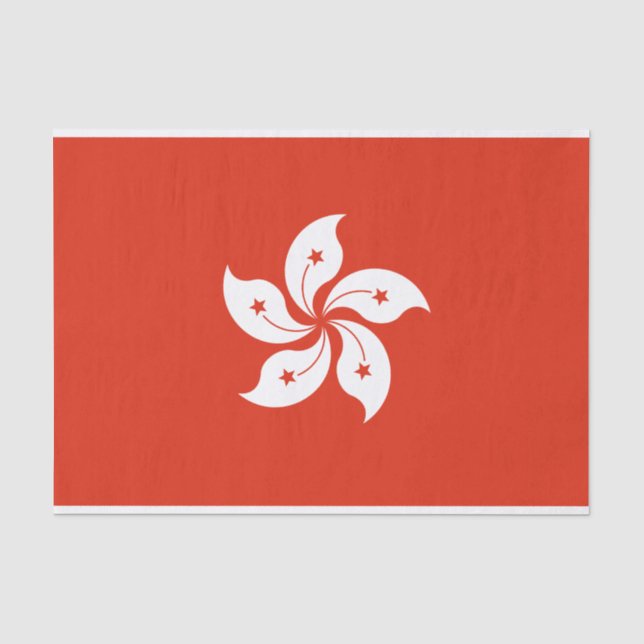 Flag of Hong Kong Tissue Paper (Front)