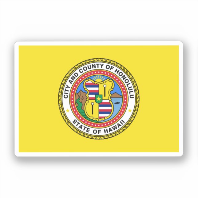 Flag of Honolulu, Hawaii (Front)