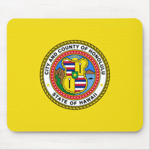 Flag of Honolulu (Hawaii) Mouse Mat