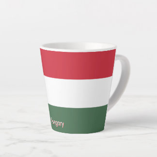 Flag of Hungary custom Latte Mug